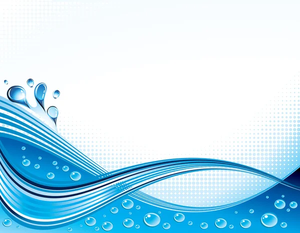 Vatten abstrakt bakgrund — Stock vektor