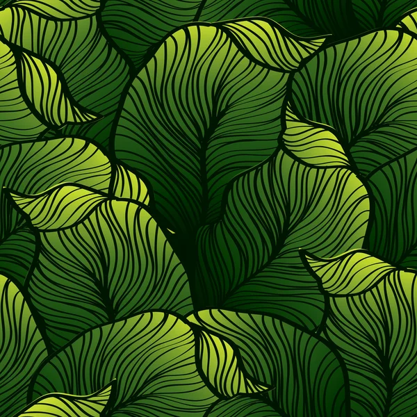 Vert abstrait sans couture — Image vectorielle