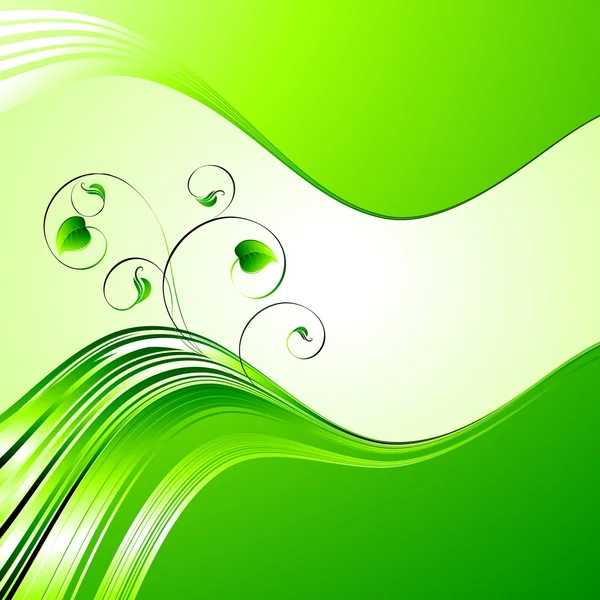 Grön ram — Stock vektor
