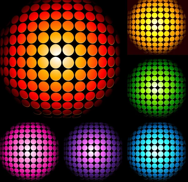 Dance color light — Stock Vector