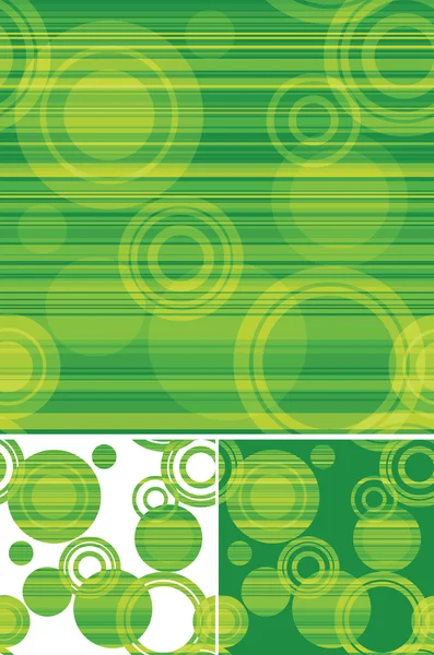 Green retro seamless — Stock Vector
