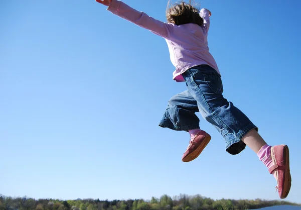 Létající dítě Royalty Free Stock Fotografie