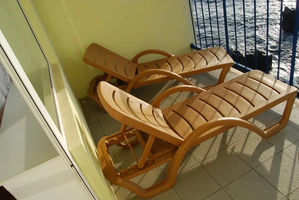 stock image Sun loungers