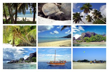 Holidays Seychelles clipart