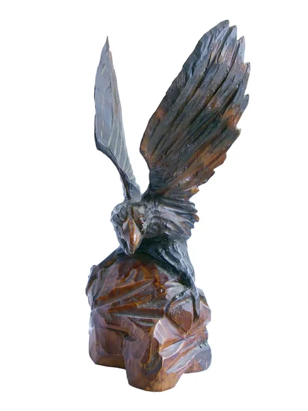 Vultur de lemn — Fotografie, imagine de stoc