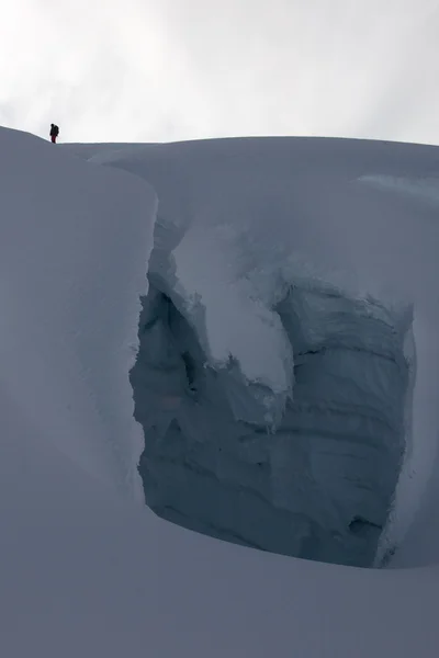 Huge crevasse — Stock Photo, Image