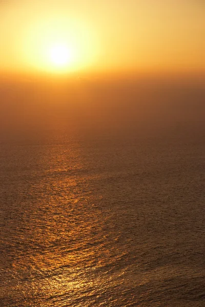 stock image Sun setting into Pacific Ocean