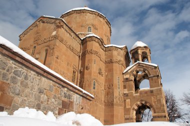 Armenian church at Akdamar, Van Lake, Turkey clipart