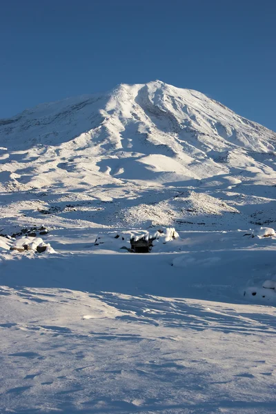 Zimowy wizerunek góry Ararat, wschodnia Turcja — Zdjęcie stockowe