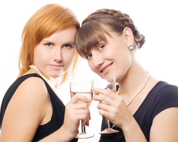 Happy women on the party — Stock Photo, Image