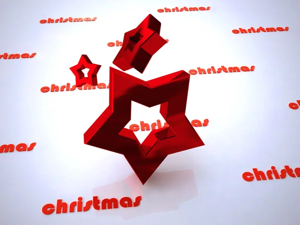 Рождественский дизайн звезды Стоковое Фото