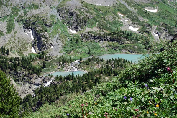 Alpina sjöar — Stockfoto