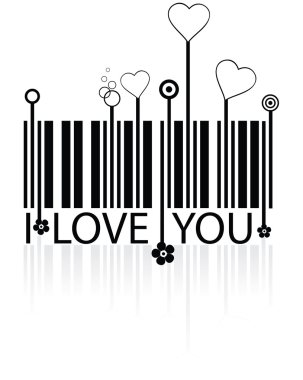 Love barcode clipart
