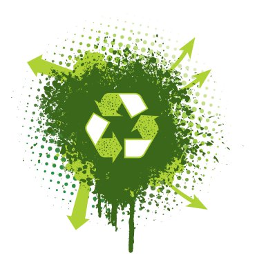 Recycling symbol clipart