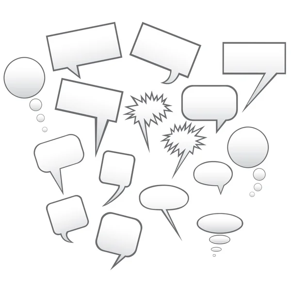 stock vector Speech bubbles