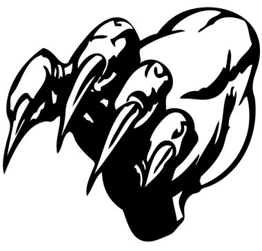 Monster claw clipart