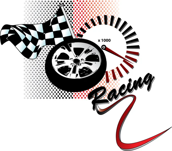 Ilustración Racing — Archivo Imágenes Vectoriales