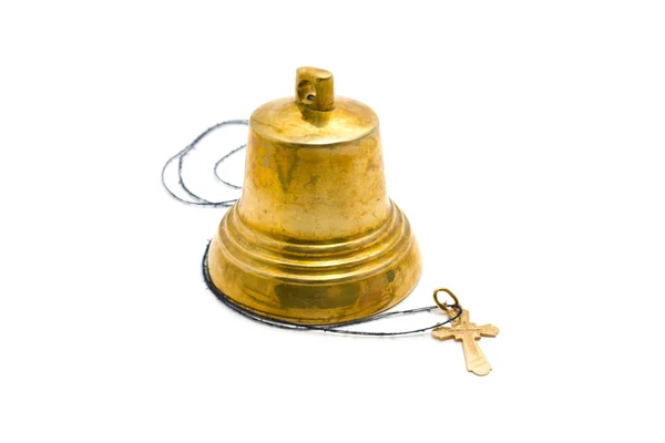 Hand bell and dagger — Stock Photo, Image