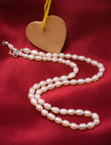 真珠と心 — ストック写真