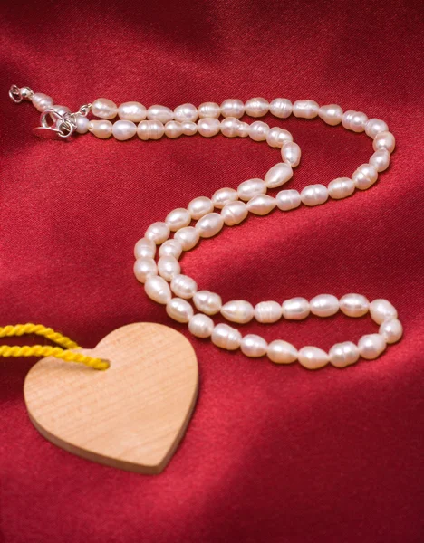 真珠と心 — ストック写真