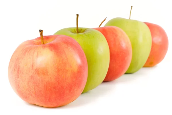 Cinco maçãs — Fotografia de Stock