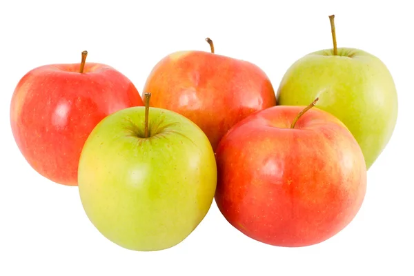 Fünf Äpfel — Stockfoto