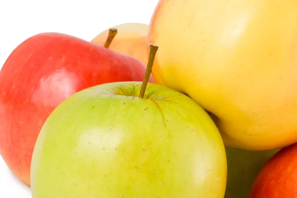 Haufen von Äpfeln aus nächster Nähe — Stockfoto