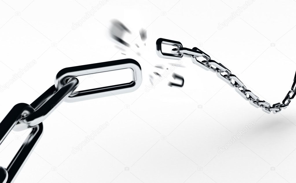 Breaking Chain — Stock Photo © Anton_Sokolov 1074191