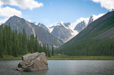 Shavla Lakes in Altai Mountains, Siberia, Russia. clipart