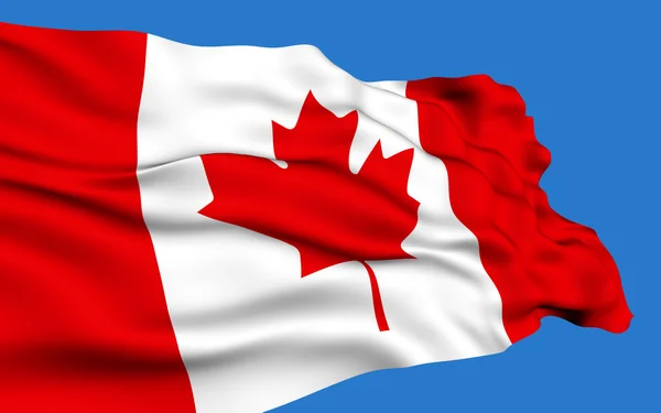 Bandera de Canadá. — Foto de Stock