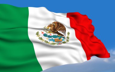 Meksika bayrağı.