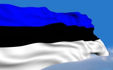 Estonian Flag. clipart