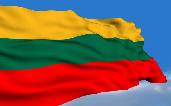 Bandera lituana . —  Fotos de Stock