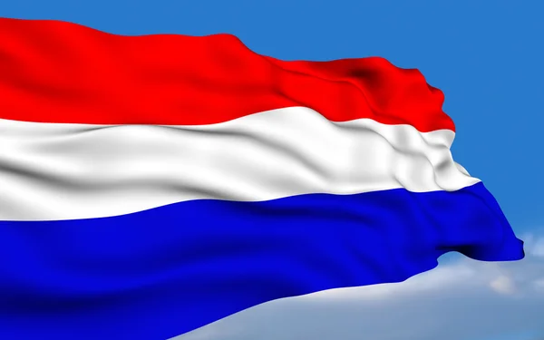 Голландська прапор . — стокове фото