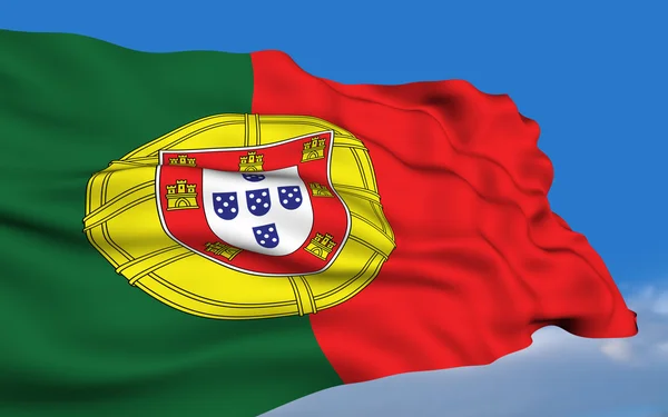 Portuguese Flag. — Stock Photo, Image
