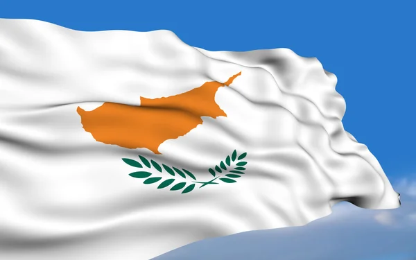 Cypriot Flag. — Stock Photo, Image