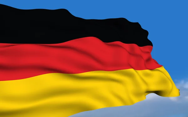 Німецький прапор . — стокове фото