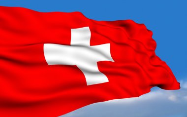 Swiss Flag. clipart