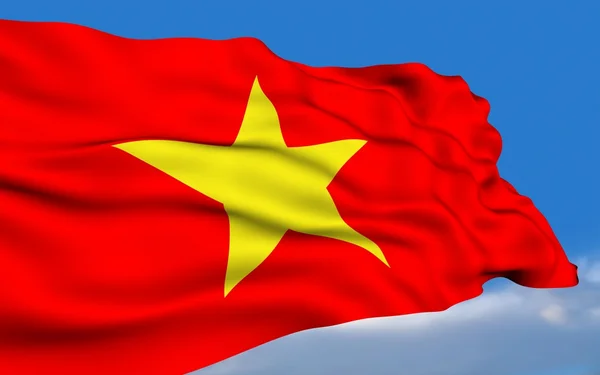 ベトナムの旗. — ストック写真