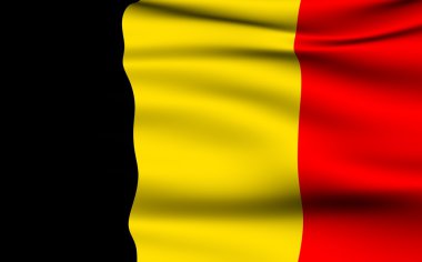 Belgian Flag. clipart