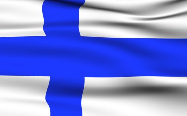 Finlandiya bayrağı.