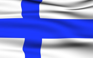 Finnish Flag. clipart