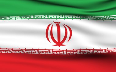 İran bayrağı.