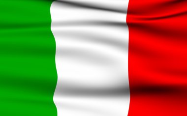 Italian flag clipart