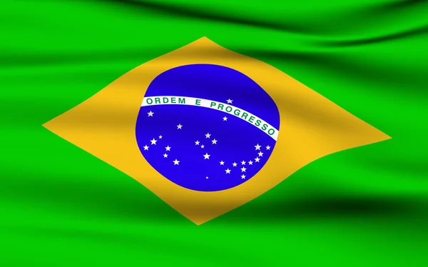 Brazilian Flag. — Stock Photo, Image