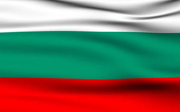 Bolgár zászló. — Stock Fotó