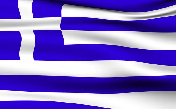 그리스 국기. — 스톡 사진