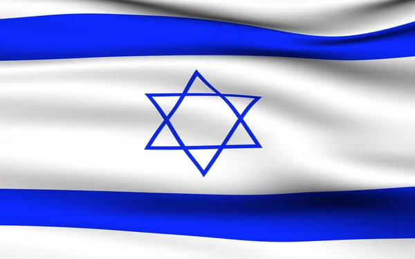 Israelische Flagge — Stockfoto