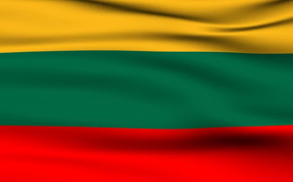 Litevská vlajka. — Stock fotografie
