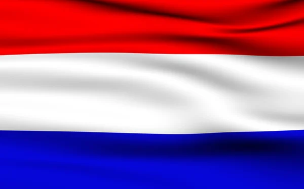 Hollanda Bayrağı. — Stok fotoğraf